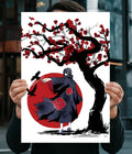 Itachi Uchiha Red Moon Wall Poster Main Image - Everanta