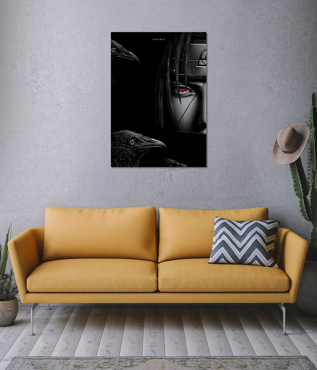 Itachi Uchiha – Silent Shadow Sharingan Poster