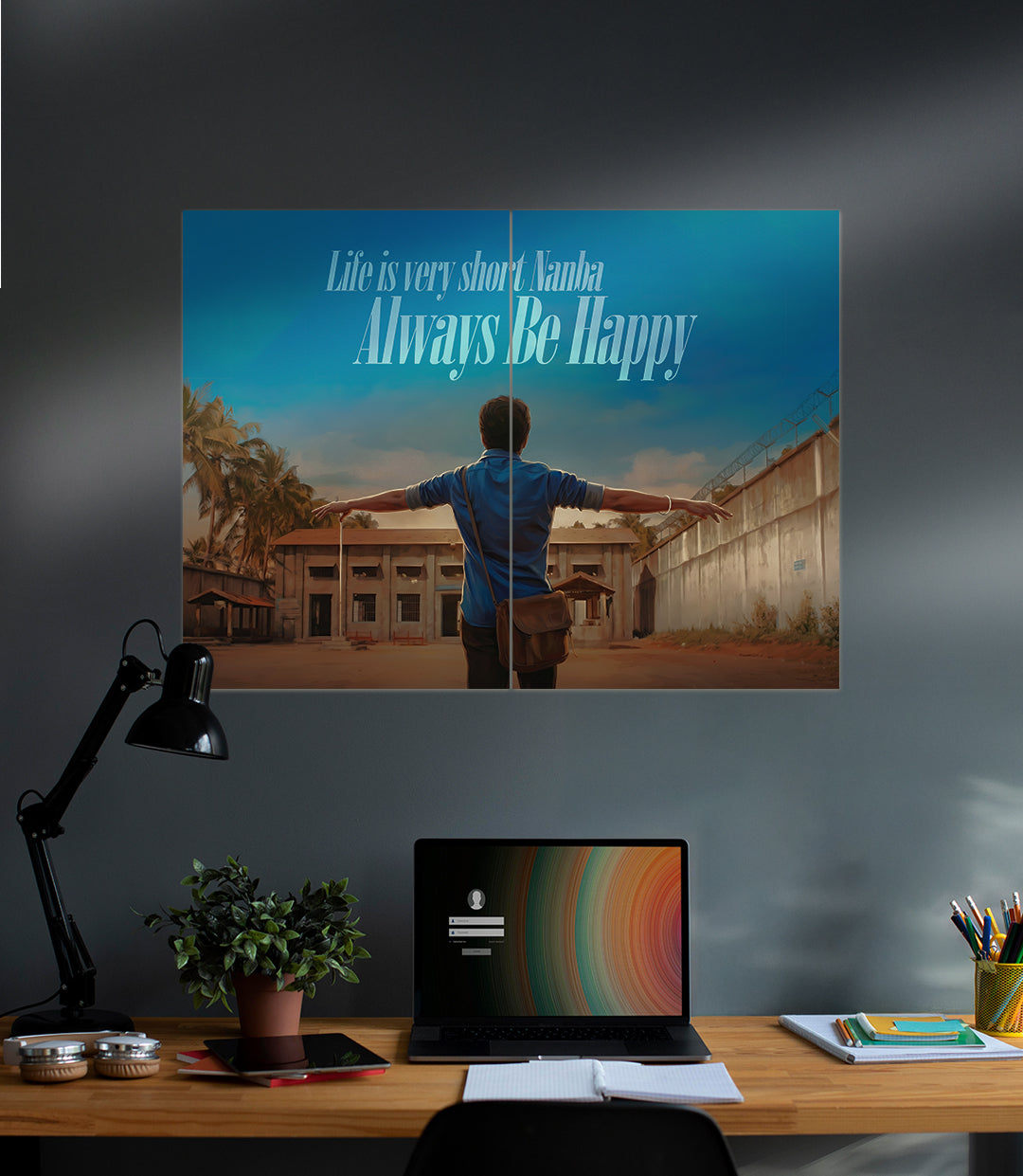 JD Sayings x Thalapathy Vijay MASTER Movie Poster | 2Piece Set