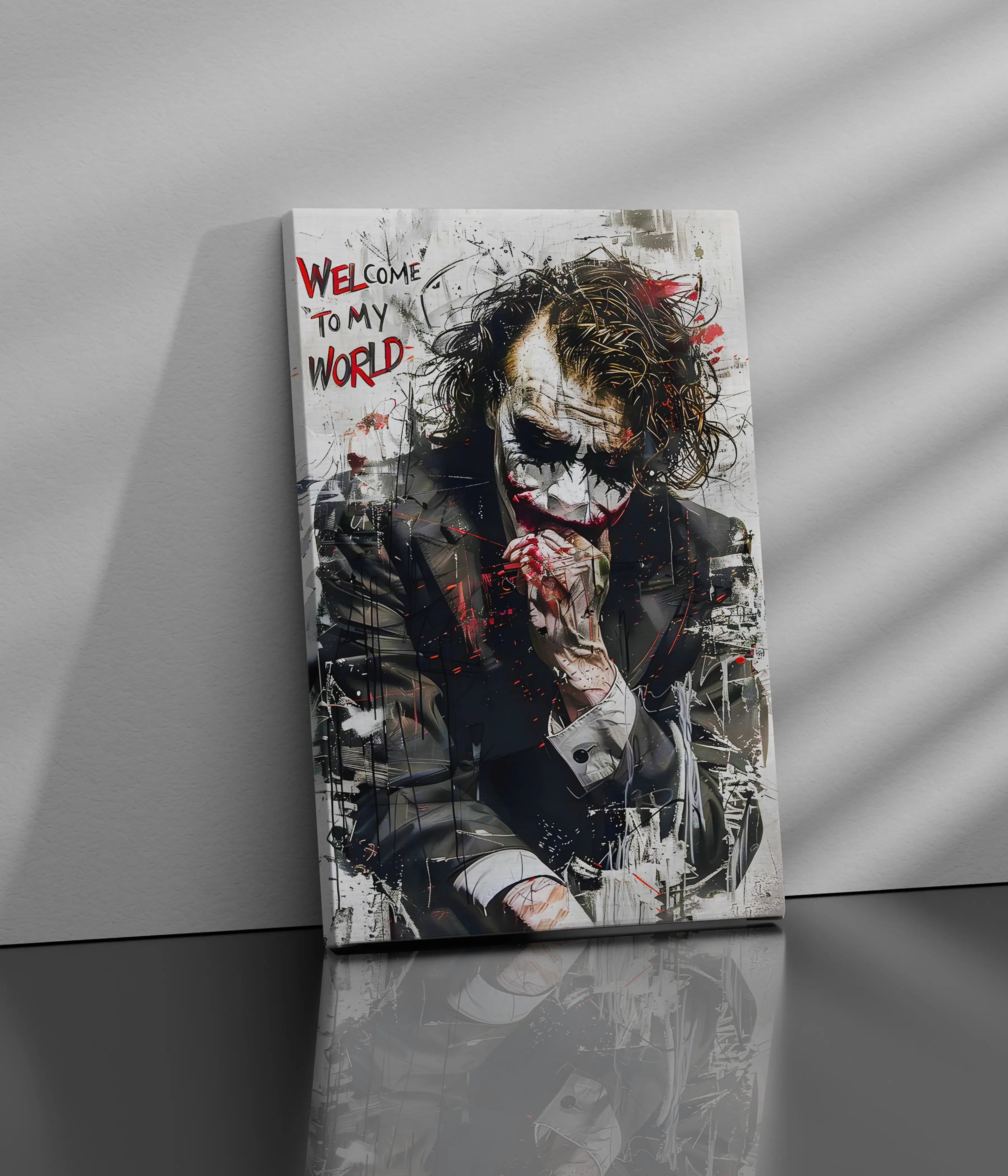 Joker “Welcome to My World” Canvas Print