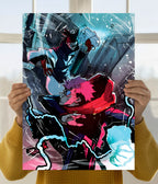 Jujutsu Kaisen Yuji vs Choso Poster Main Image - Everanta