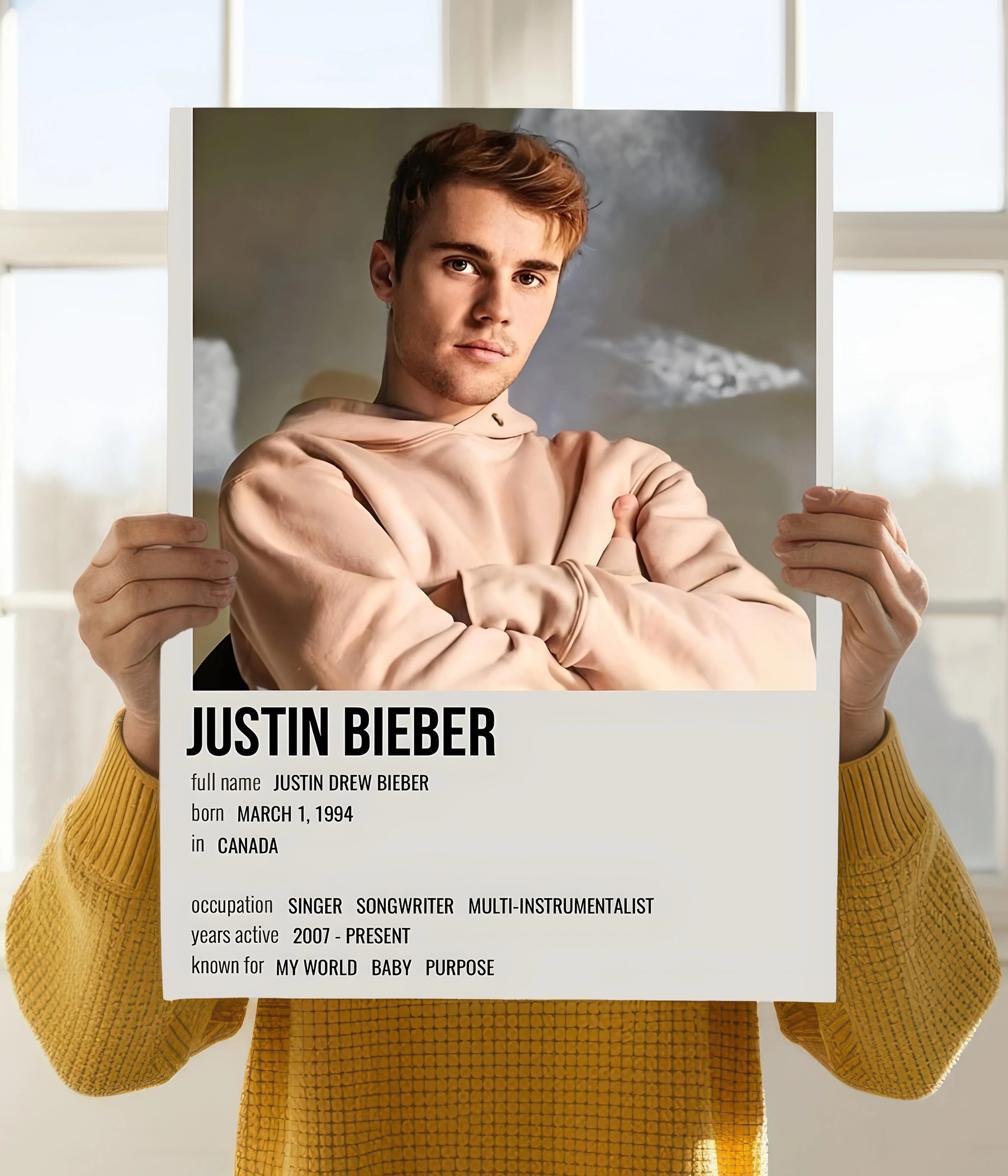 Justin Bieber – Icon in Focus Wall Poster
