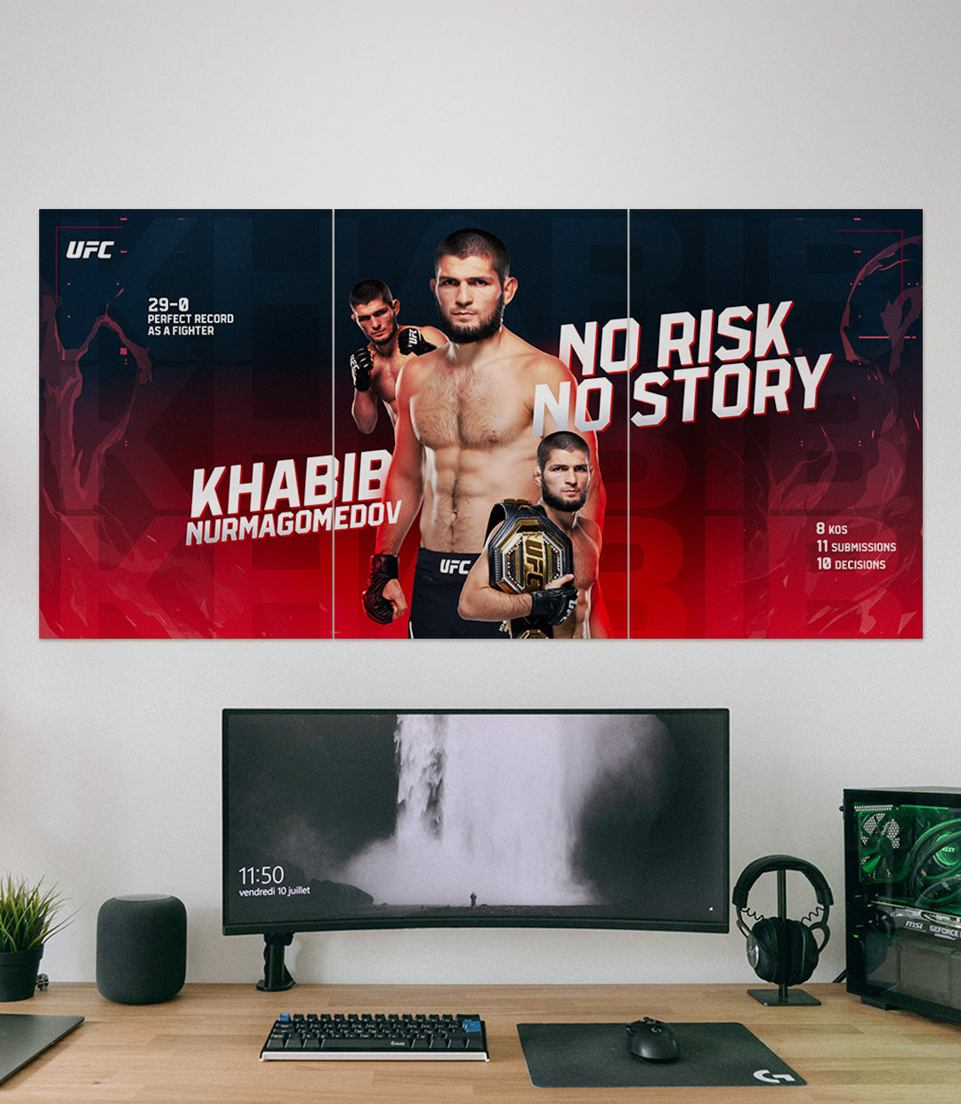 NO RISK NO STORY | Khabib Nurmagomedov | UFC | 3 Piece Set