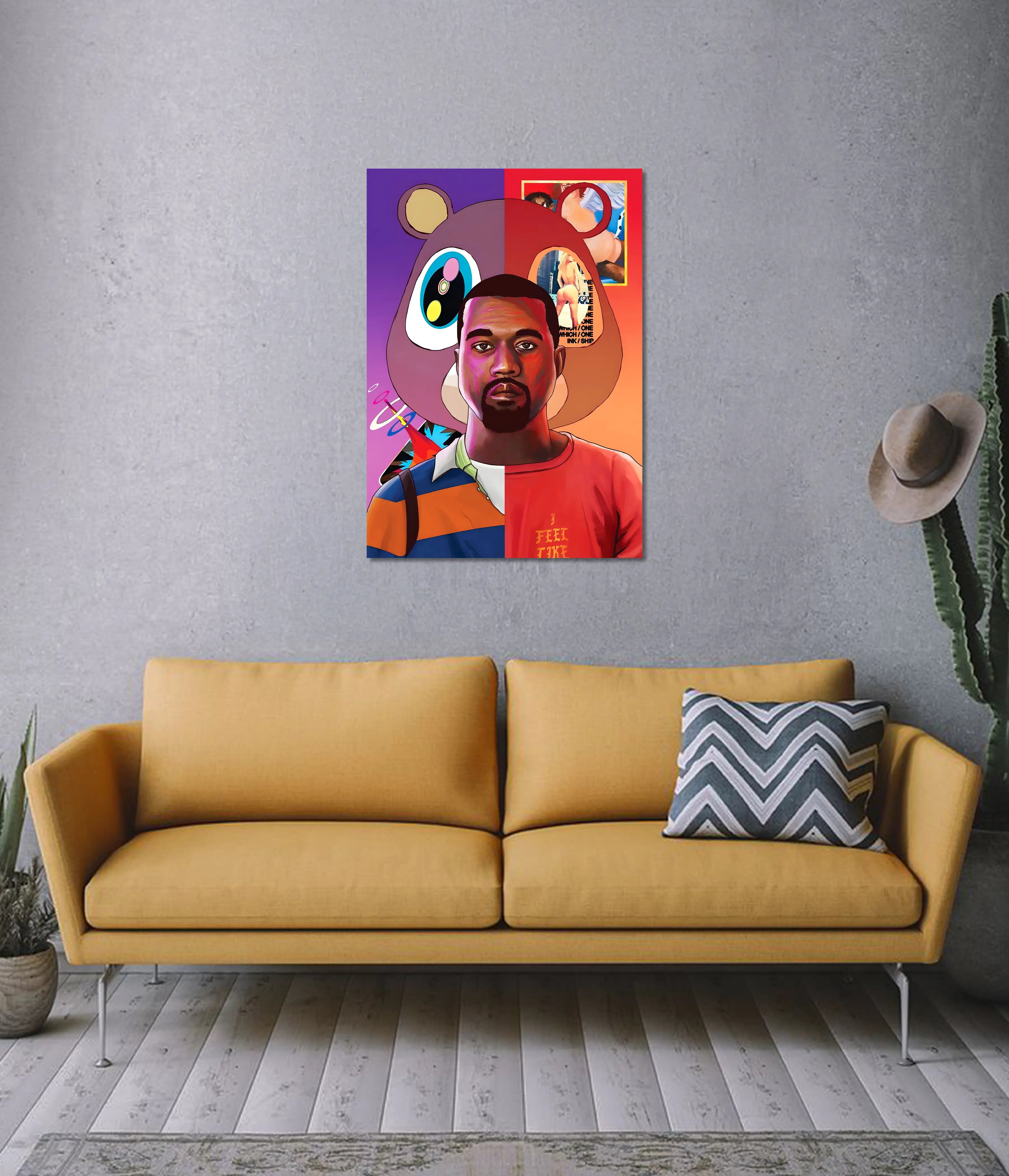 Kanye West Aesthetic Wall Poster