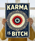 Karma Mandala Aesthetic Wall Poster Main Image - Everanta