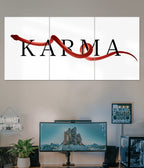 Karma Minimal Split Poster Main Image - Everanta