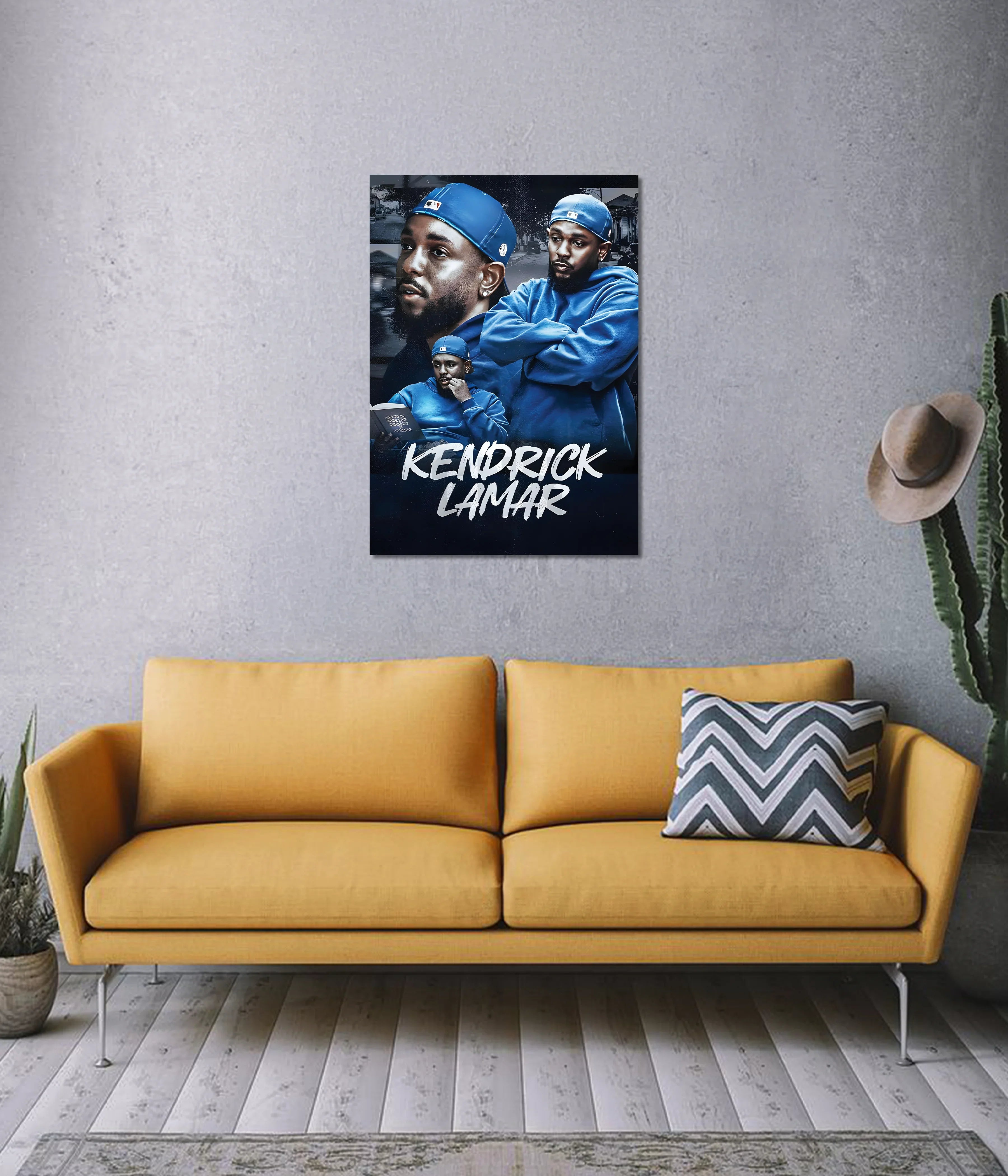 Kendrick Lamar – Blue Aesthetic Wall Poster