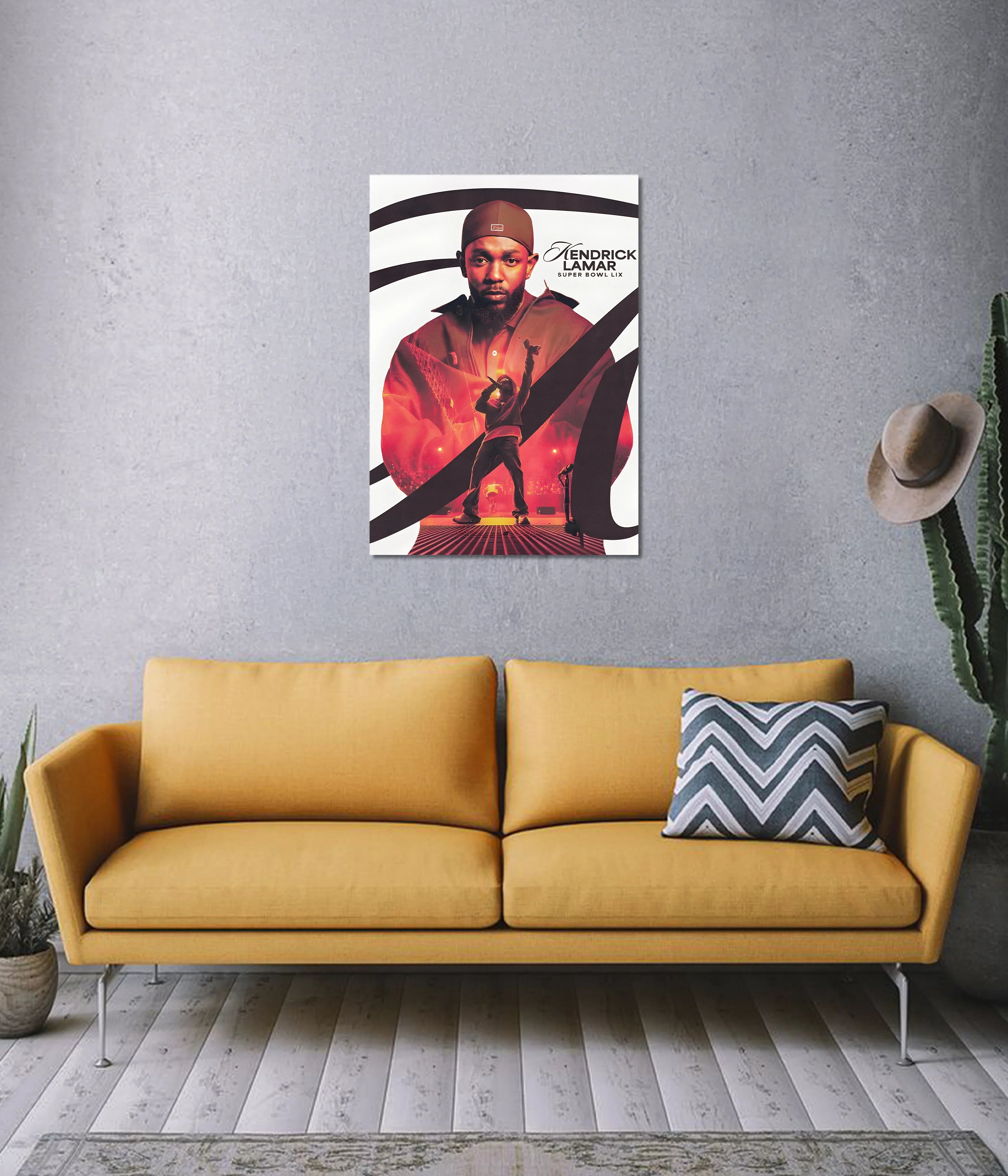Kendrick Lamar – Super Bowl Performance Wall Poster