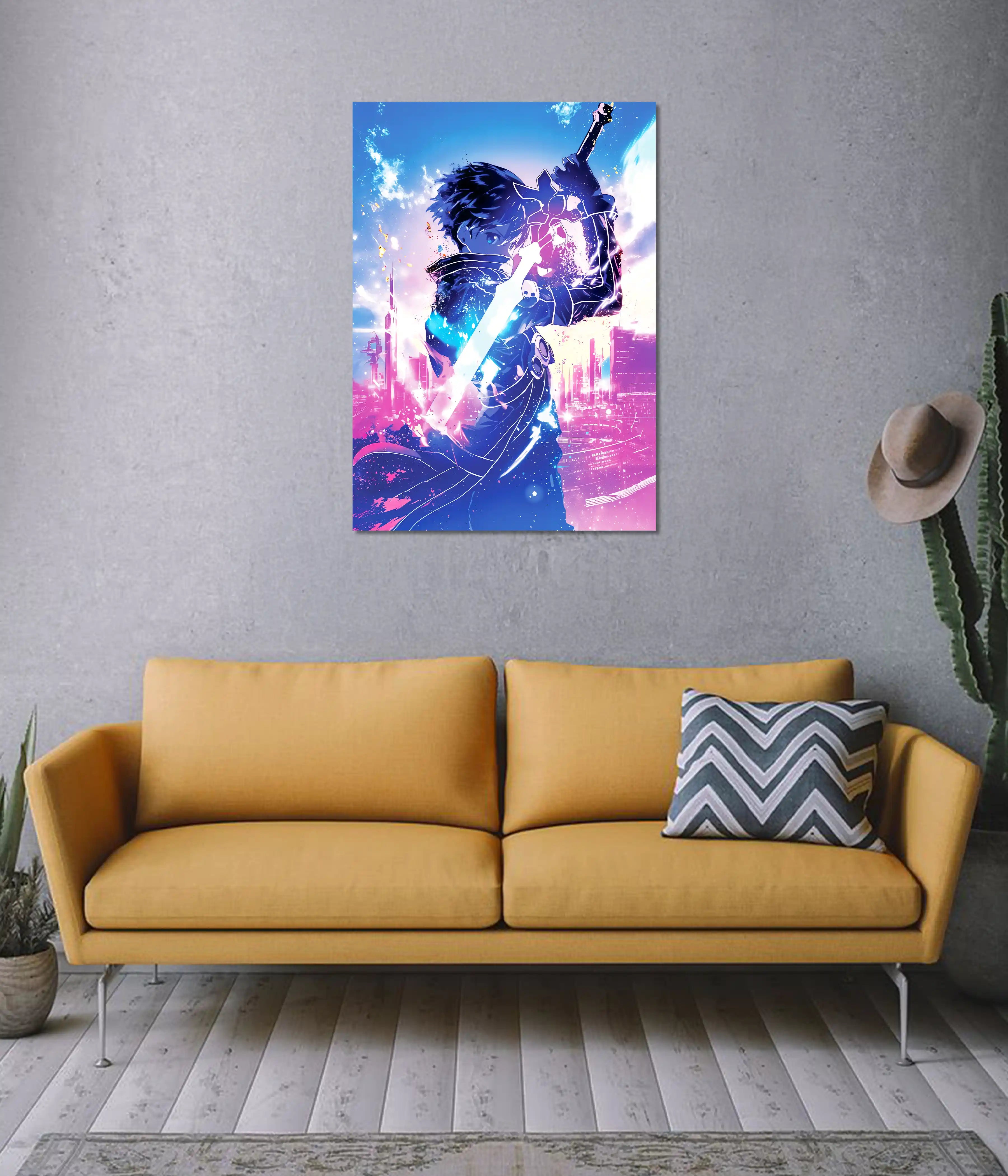 Kirito – Neon Blade Anime Wall Poster