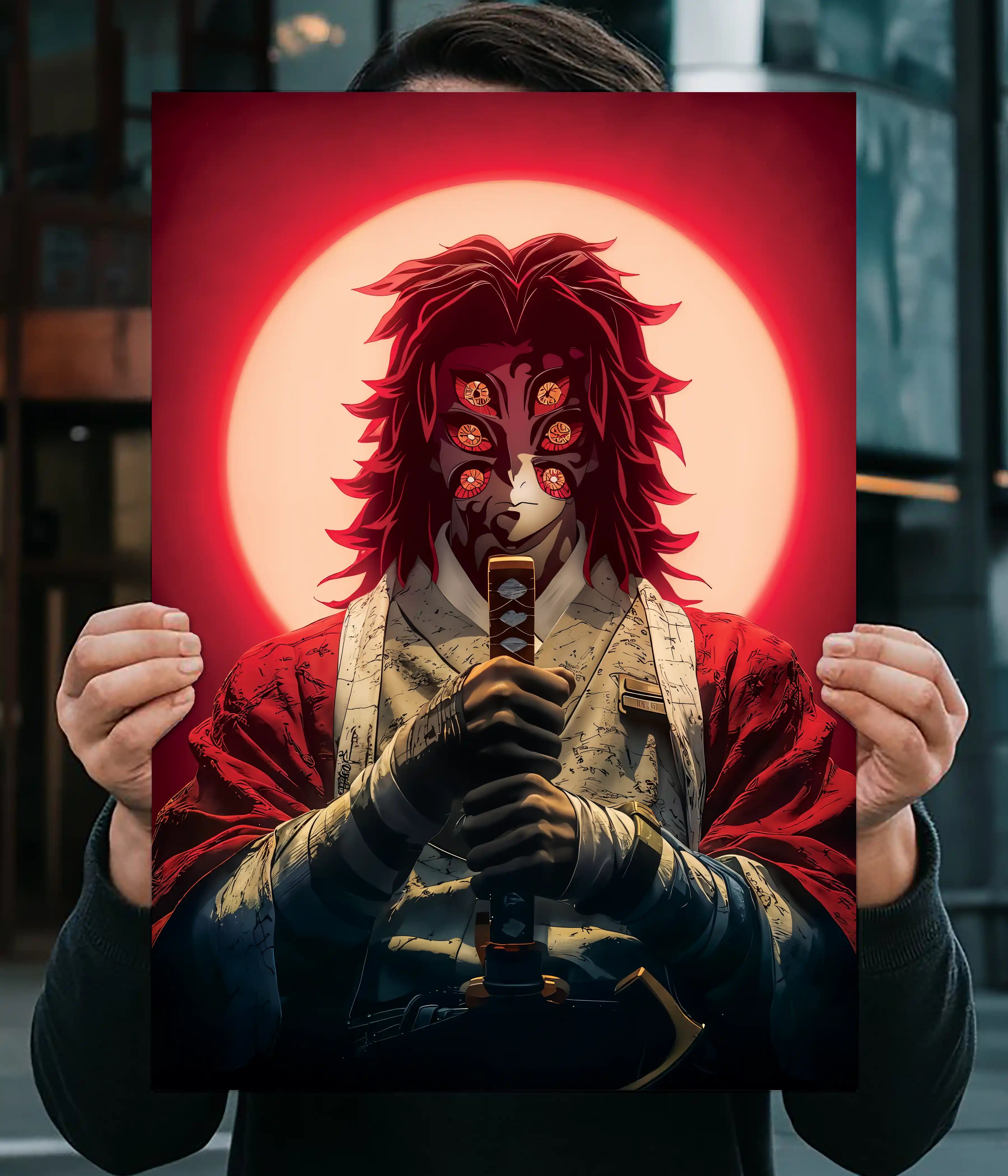 Kokushibo Six-Eyed Demon Poster Main Image - Everanta
