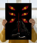 Kokushibo Six Eyes Shadow Poster Main Image - Everanta