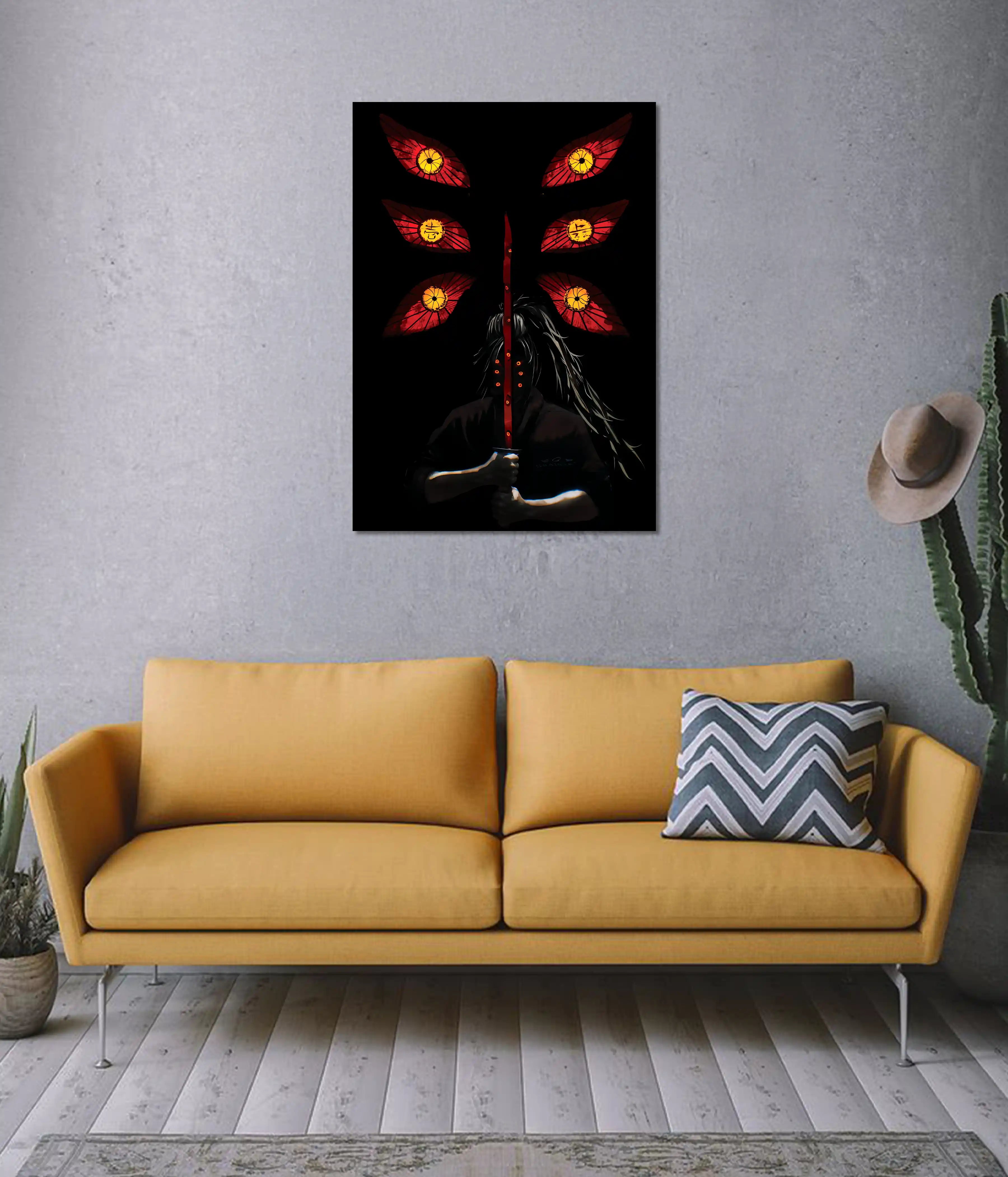 Kokushibo Six Eyes Shadow Poster