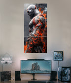 Kratos - God of War Split Wall Poster - Everanta