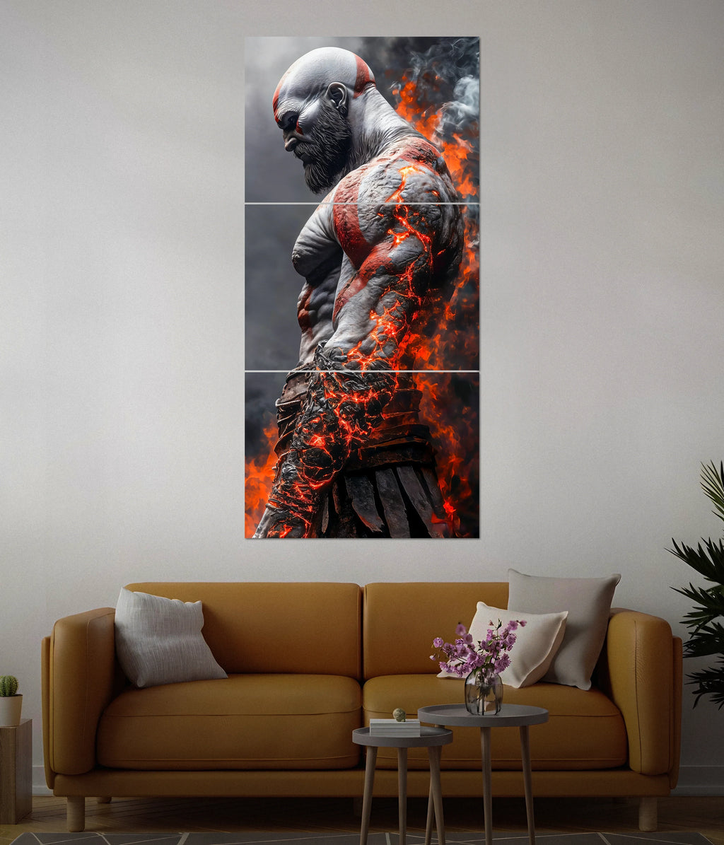 Kratos - God of War Split Wall Poster