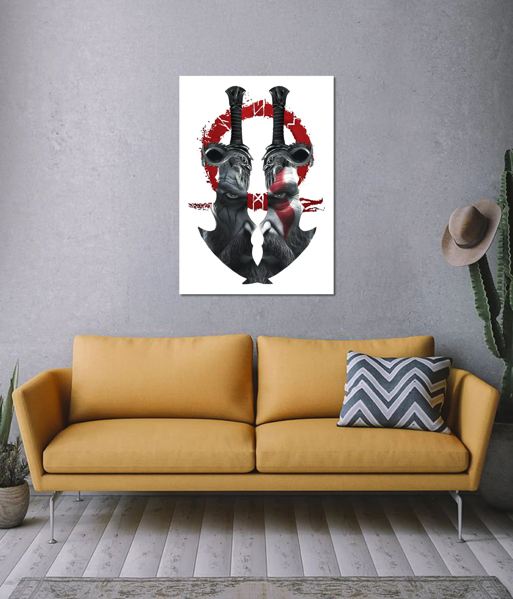 Kratos Blades of Chaos Poster – God of War