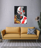 Kratos “Death Can Have Me” – God of War Poster