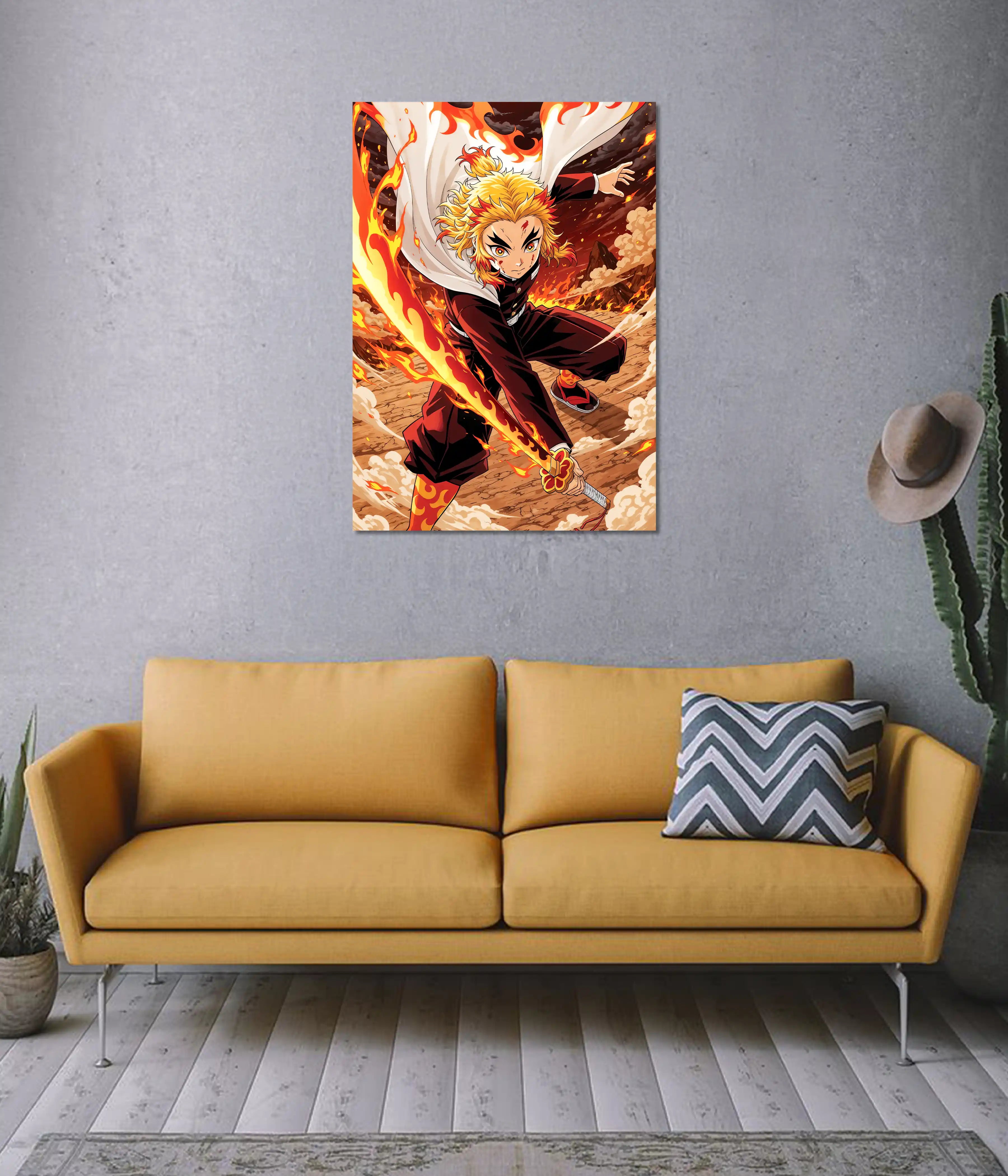 Kyojuro Rengoku – Flame Hashira Poster