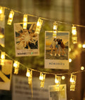 LED Photo Clip String Lights Close View - Everanta