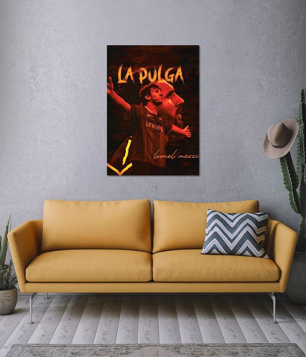 La Pulga – Lionel Messi Premium Wall Poster