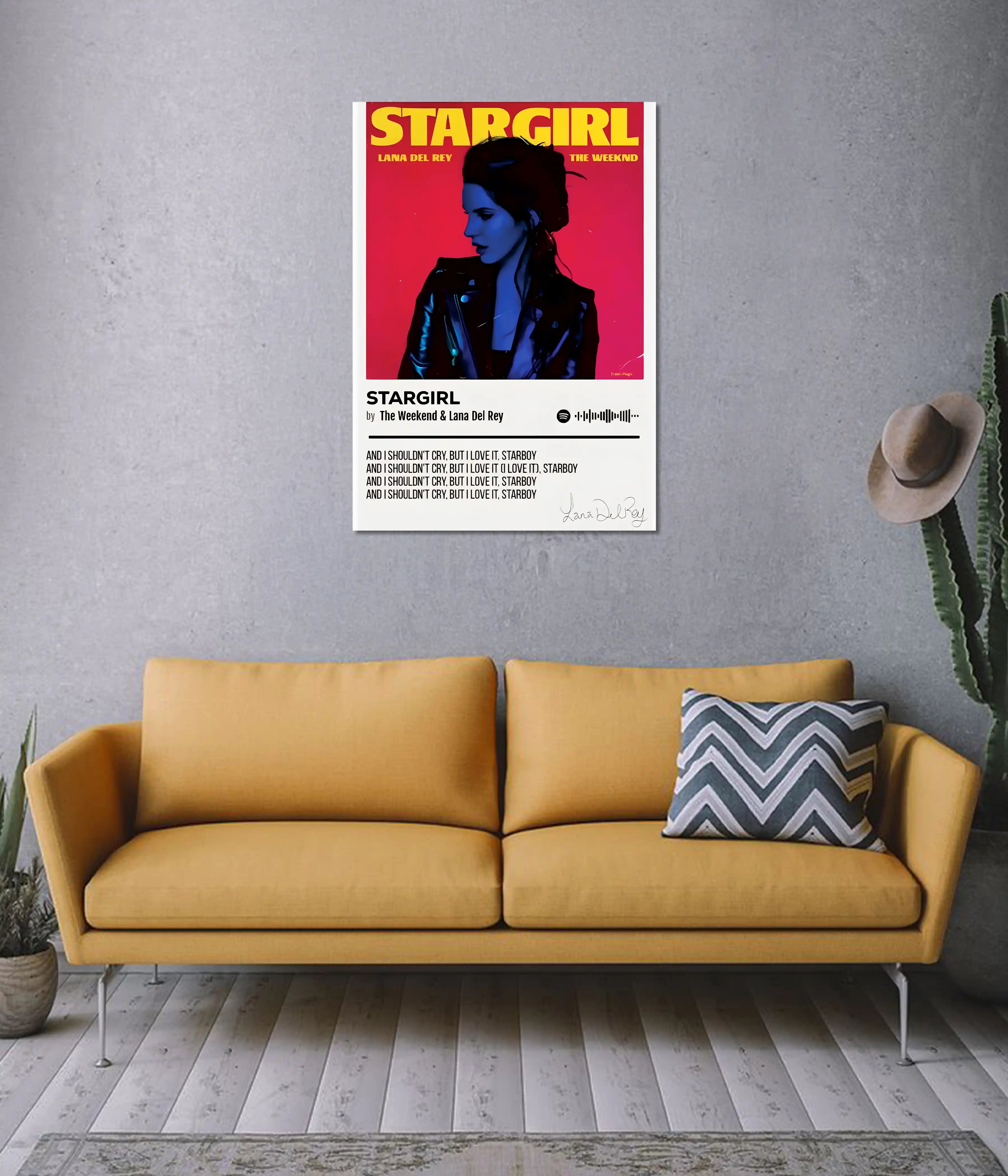 Lana Del Rey Stargirl Music Poster