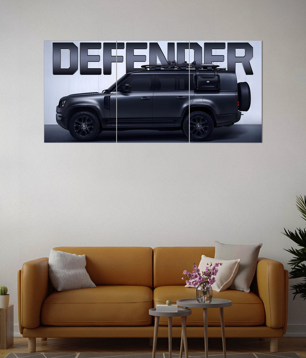 Land Rover Defender Split Poster
