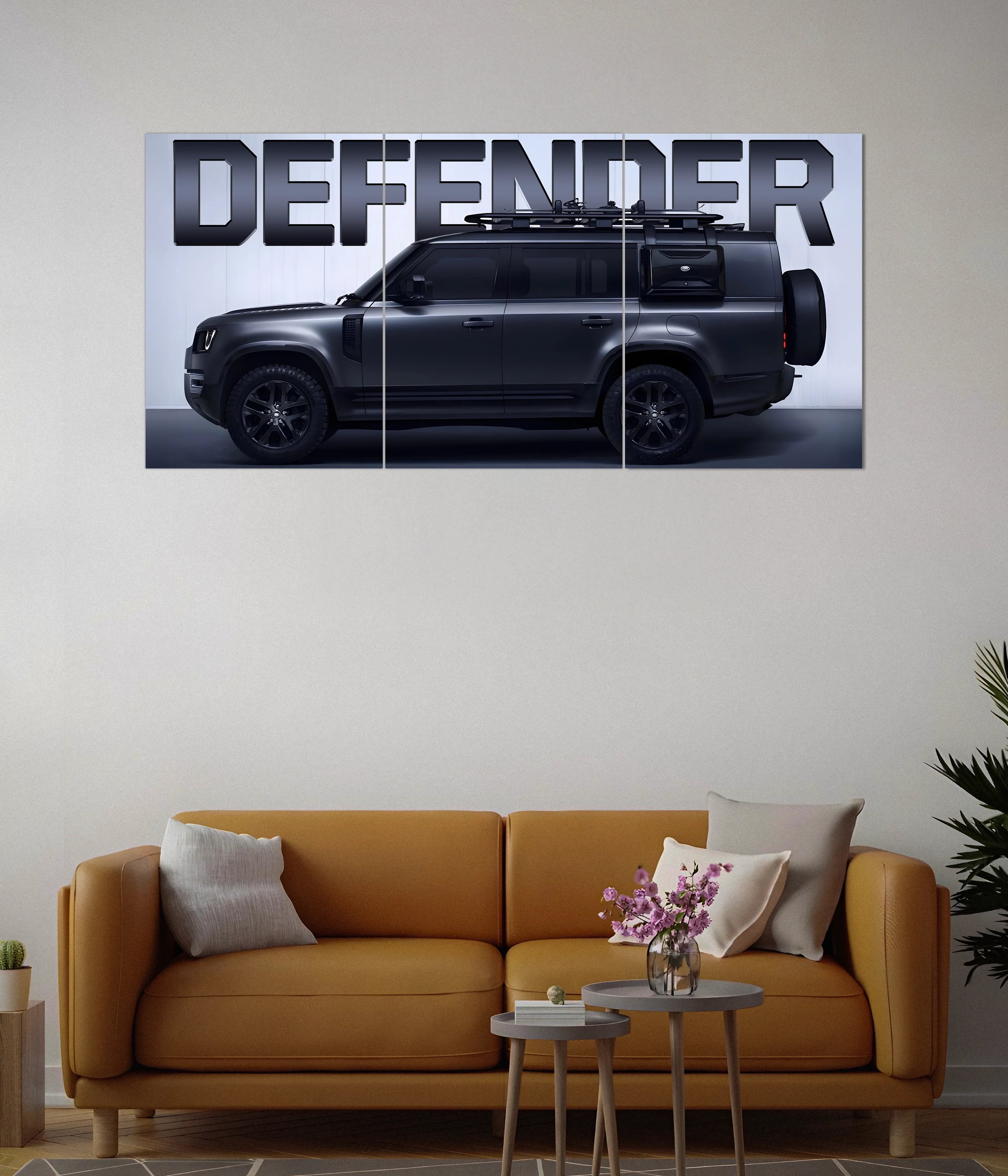 Land Rover Defender Split Poster