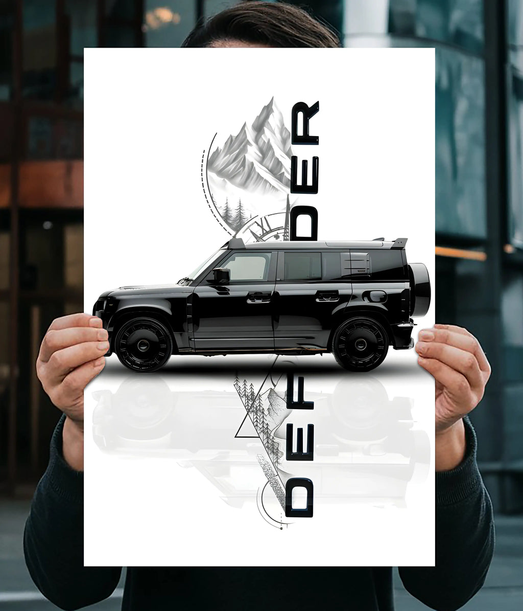 Land Rover Defender Wall Poster Main Image - Everanta