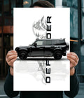 Land Rover Defender Wall Poster Main Image - Everanta