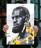 LeBron James – The King Wall Poster Main Image - Everanta