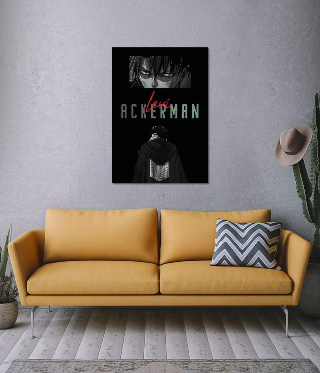 Levi Ackerman Shadow Stance – Attack on Titan Wall Poster