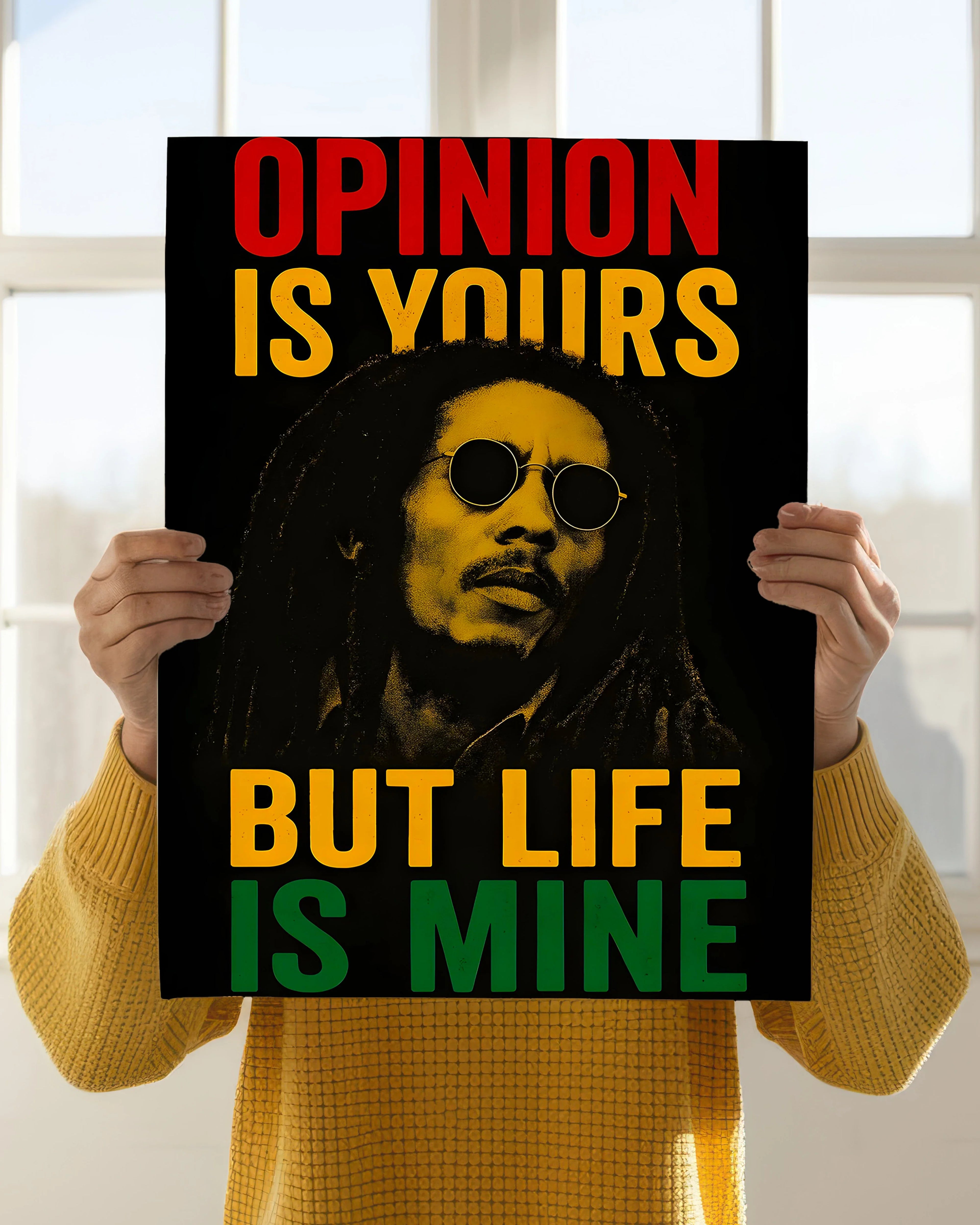 Life Is Mine – Bob Marley Wall Poster