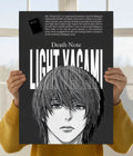 Light Yagami – Death Note Anime Wall Poster Main Image - Everanta