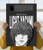 Light Yagami – Death Note Anime Wall Poster Main Image - Everanta