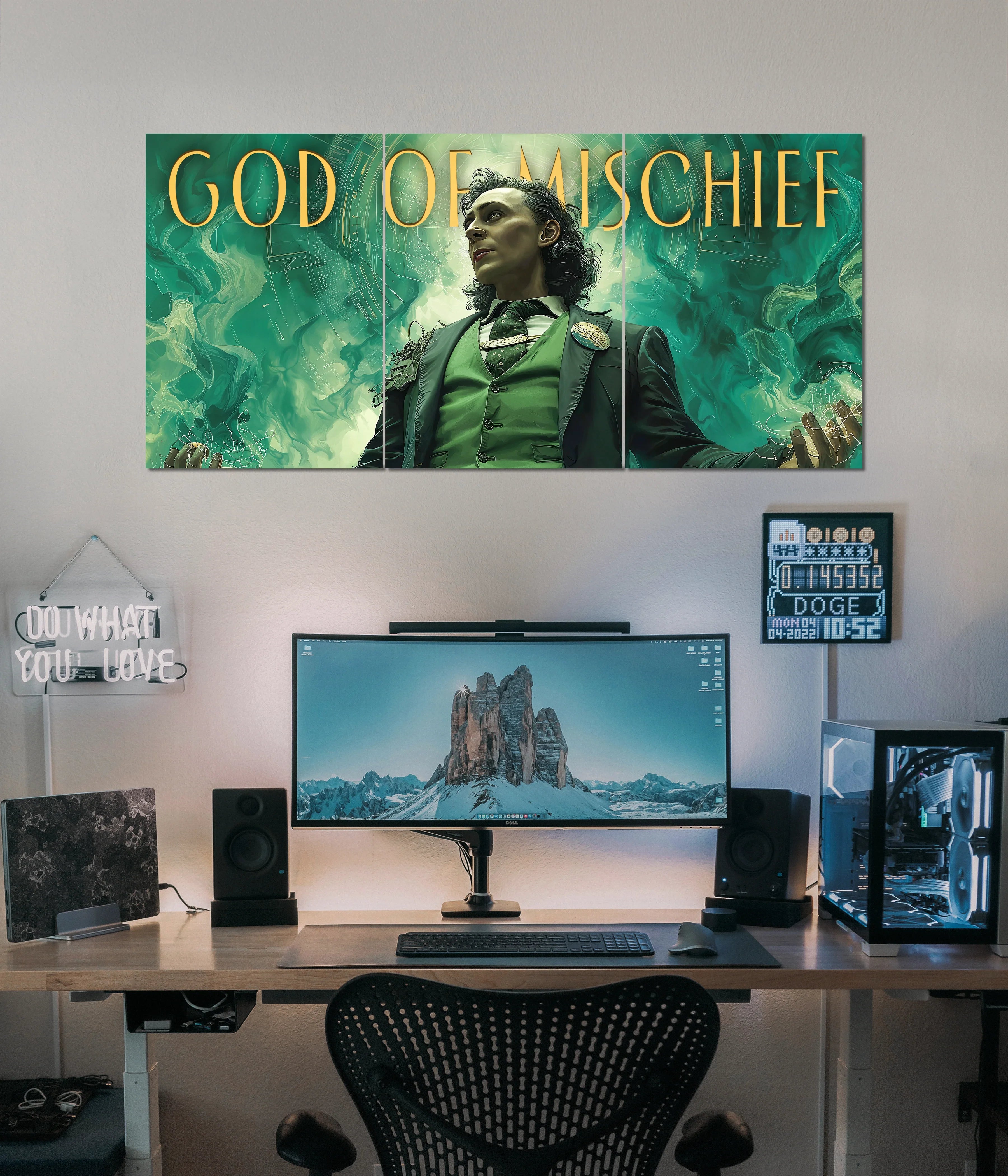 Loki – God of Mischief Split Wall Poster - Everanta