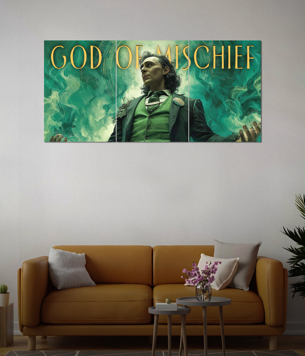 Loki – God of Mischief Split Wall Poster