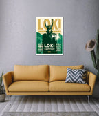 Loki Laufeyson – God of Mischief Marvel Wall Poster