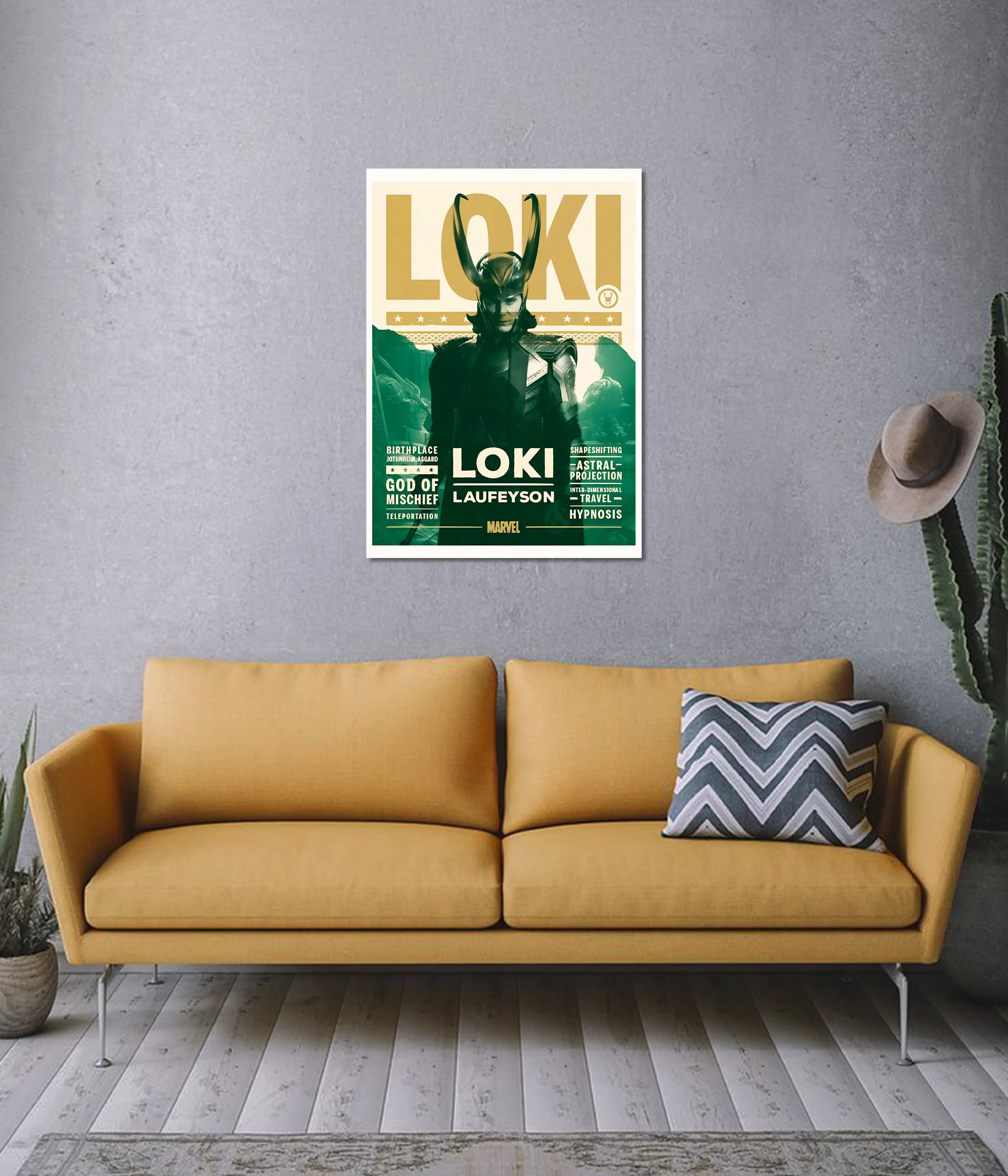 Loki Laufeyson – God of Mischief Marvel Wall Poster