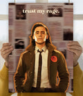 Loki “Trust My Rage” – Marvel Wall Poster Main Image - Everanta