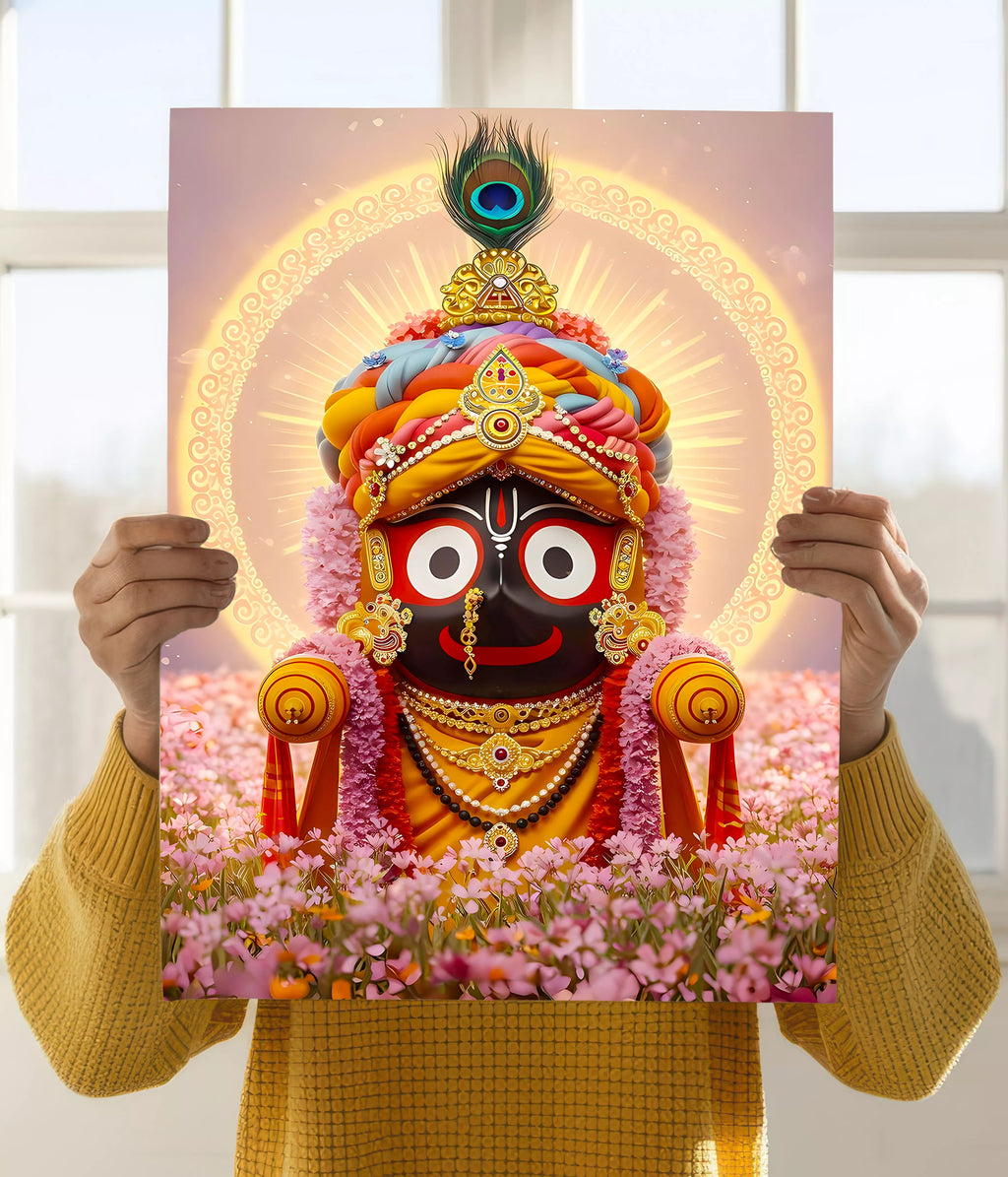 Lord Jagannath Devotional Wall Poster