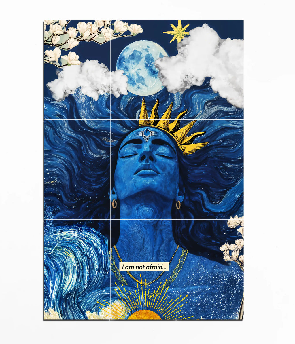 Lord Shiva Cosmic Energy 9-Piece Split Poster