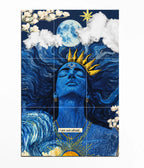 Lord Shiva Cosmic Energy 9-Piece Split Poster