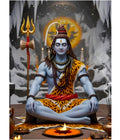 Lord Shiva in Himalayas – Devotional Poster Main Image - Everanta