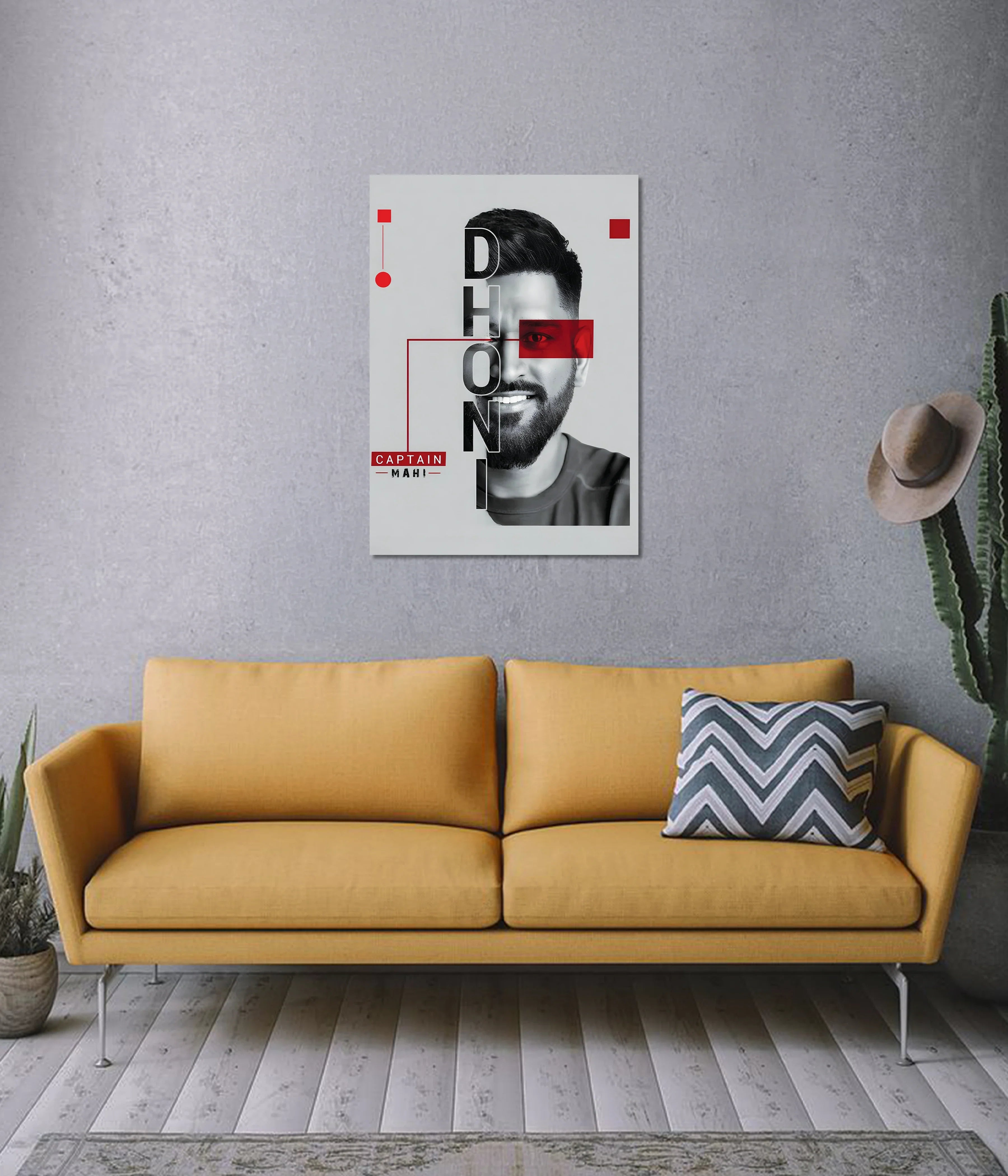MS Dhoni – Captain Cool Wall Poster