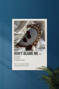 Don't Blame Me x Taylor Swift | Music Card | Music Artist Poster