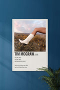 Tim McGraw x Taylor Swift | Music Card | Music Artist Poster