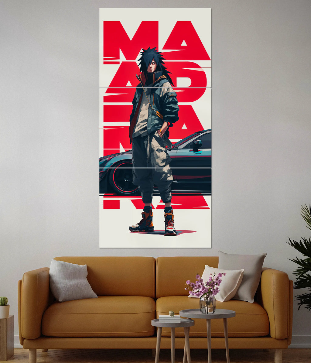 Madara Uchiha Street Style Split Poster