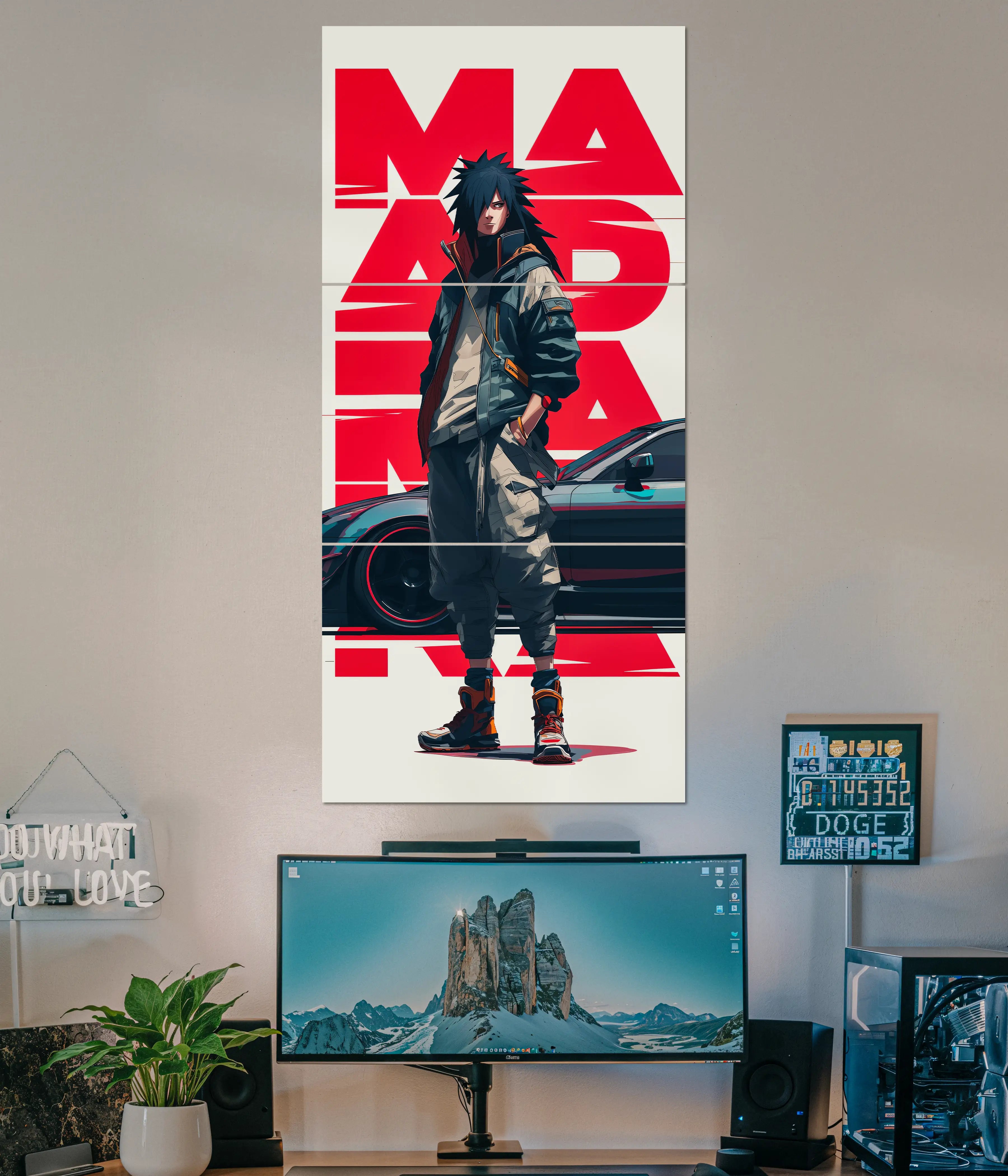 Madara Uchiha Street Style Split Poster Main Image - Everanta