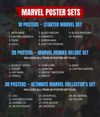 Marvel Superheroes Collector Poster Set