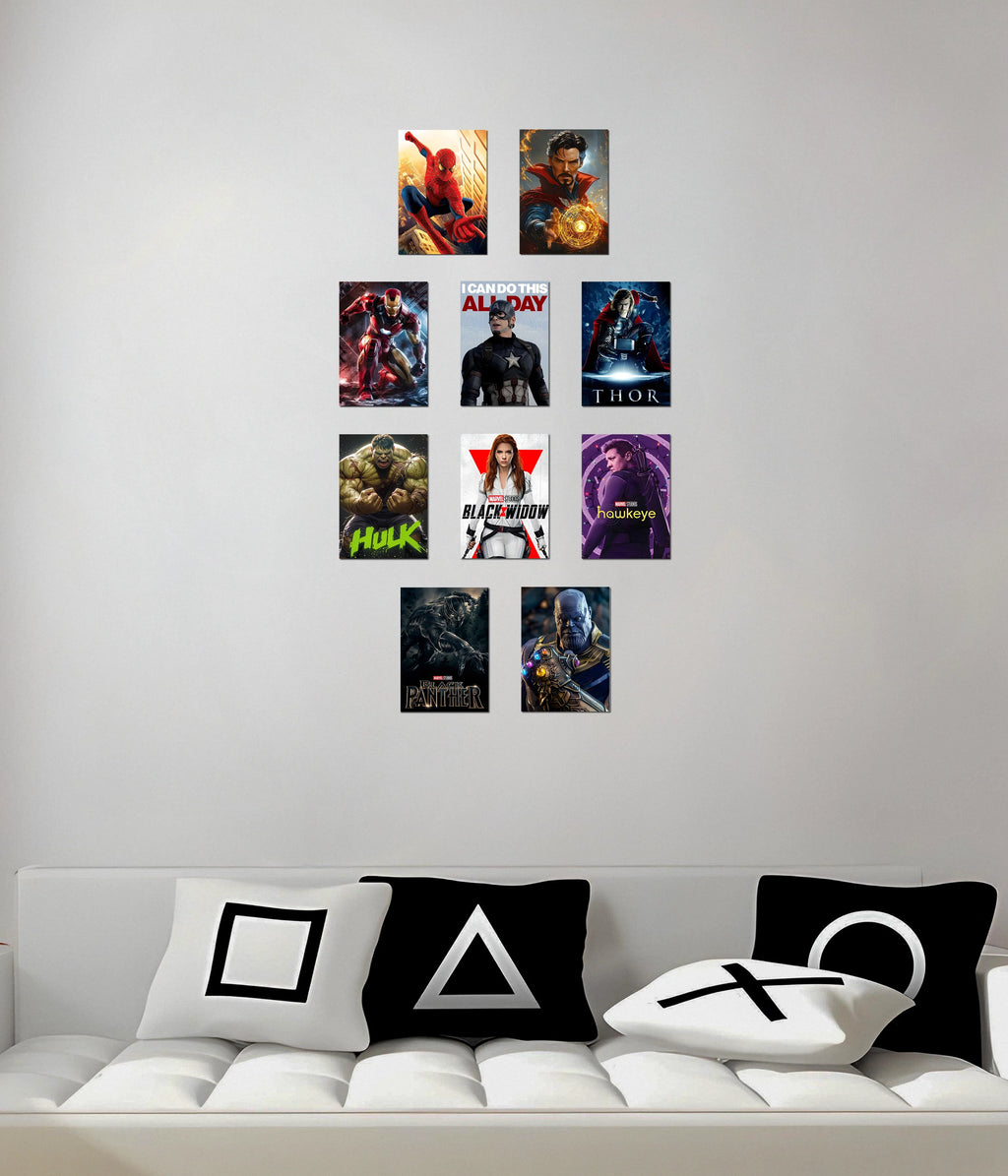 Marvel Superheroes Collector 10 Poster Set - Everanta
