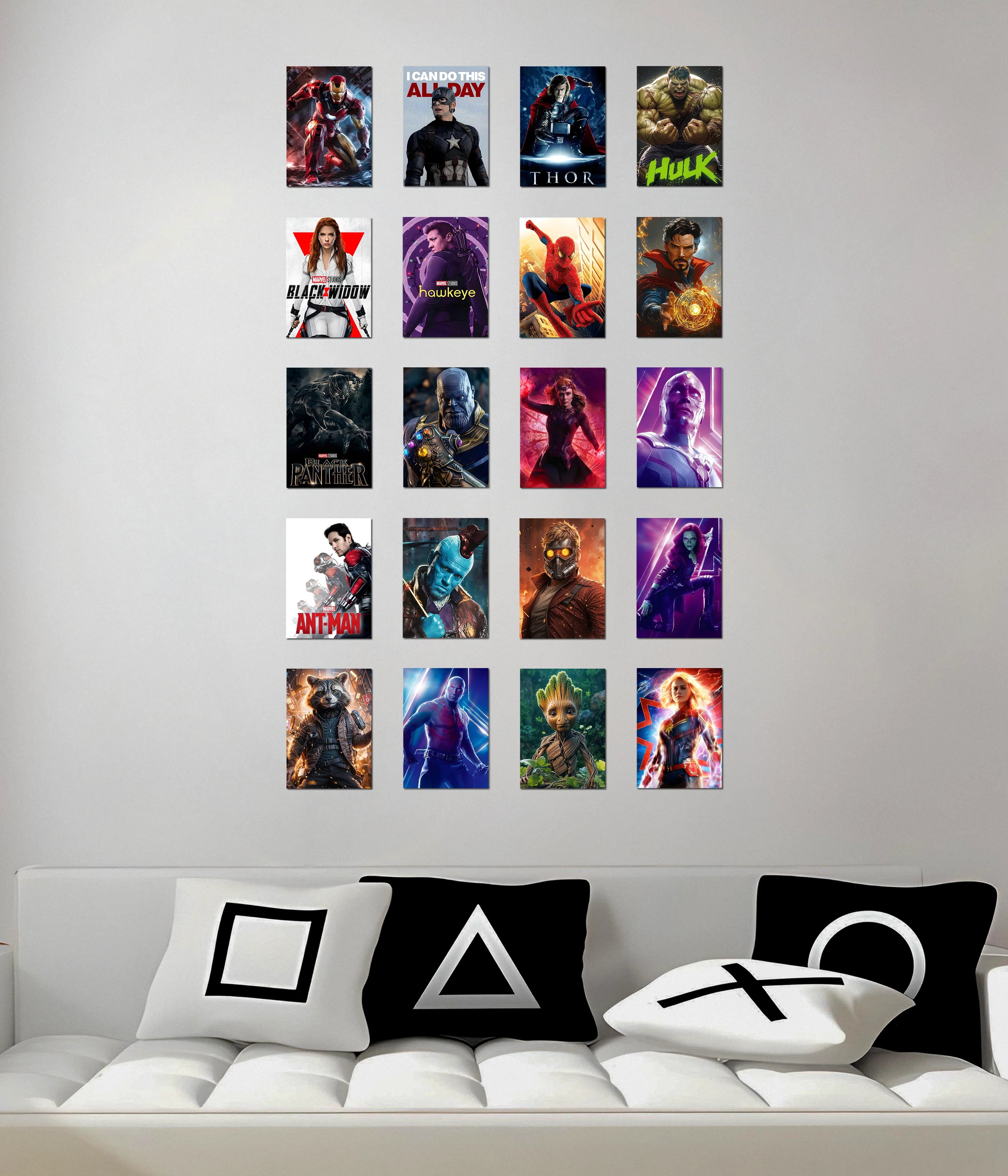 Marvel Superheroes Collector 20 Poster Set - Everanta